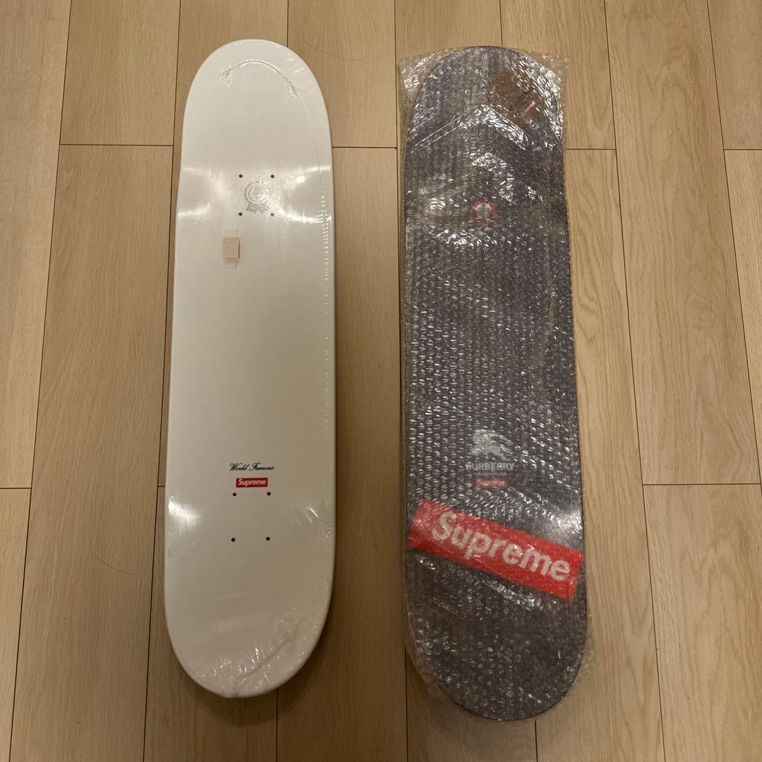 《希少》Supreme Burberry スケートボード デッキ・パーツ