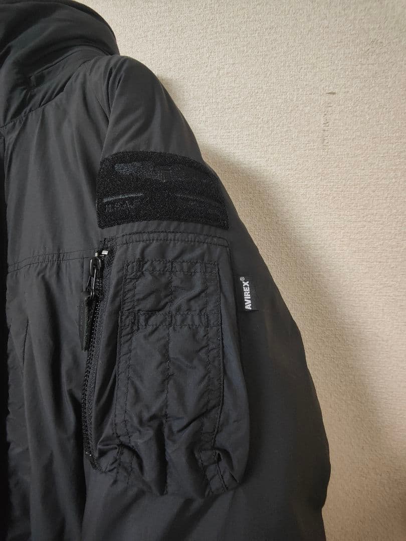 お*ん様 AVIREX WILD THINGS MONSTER PARKA BL