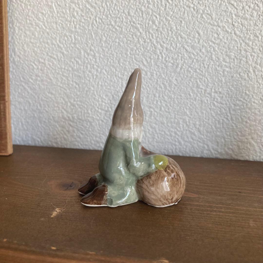 北欧ヴィンテージ【珍】優しいお色味のトムテたち（リス/ウサギ/ハリネズミ）セット