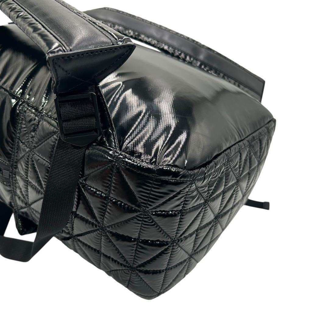 未使用級　ヴィーコレクティブ　リュック　キルティング　ナイロン　ロゴ　A4収納◎