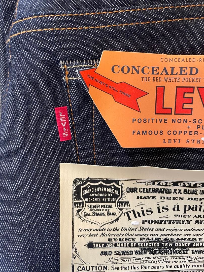 LEVI'S LVC 506XX 46 501XX W36 L34 リジット