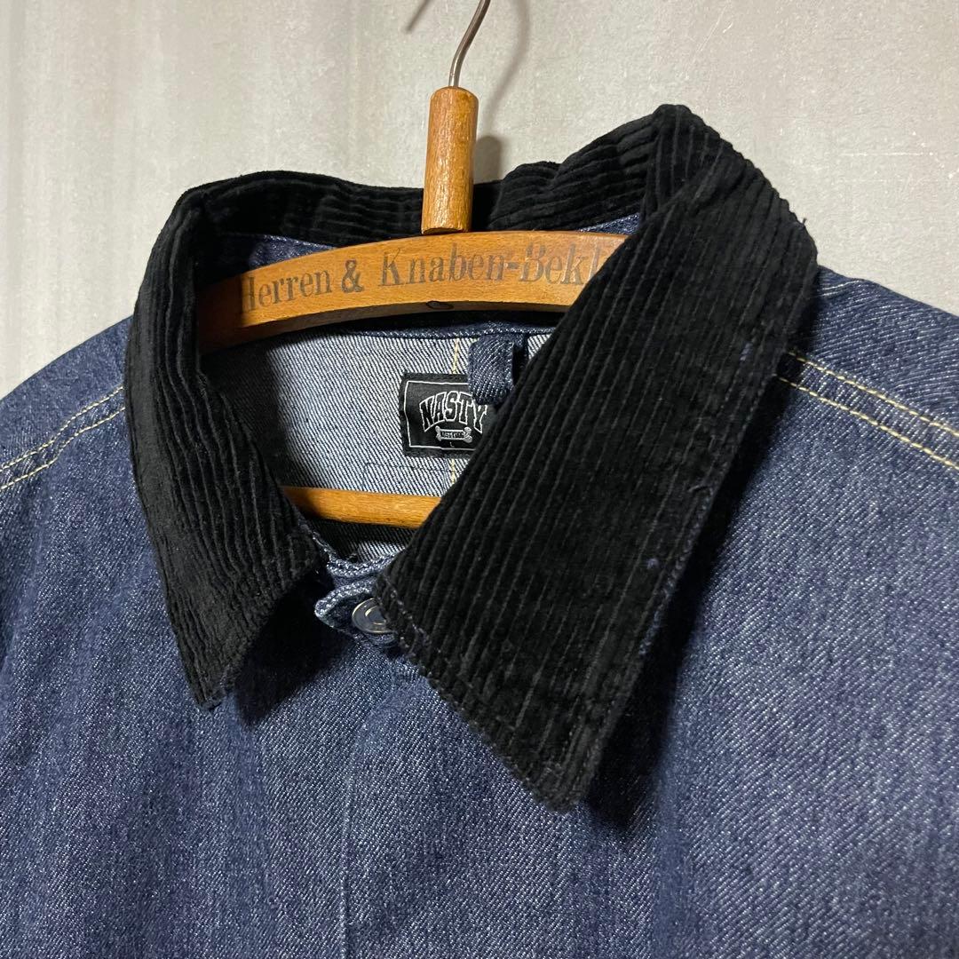 NASTYDOG デニム カバーオール ジャケット　Tシャツのおまけ付き