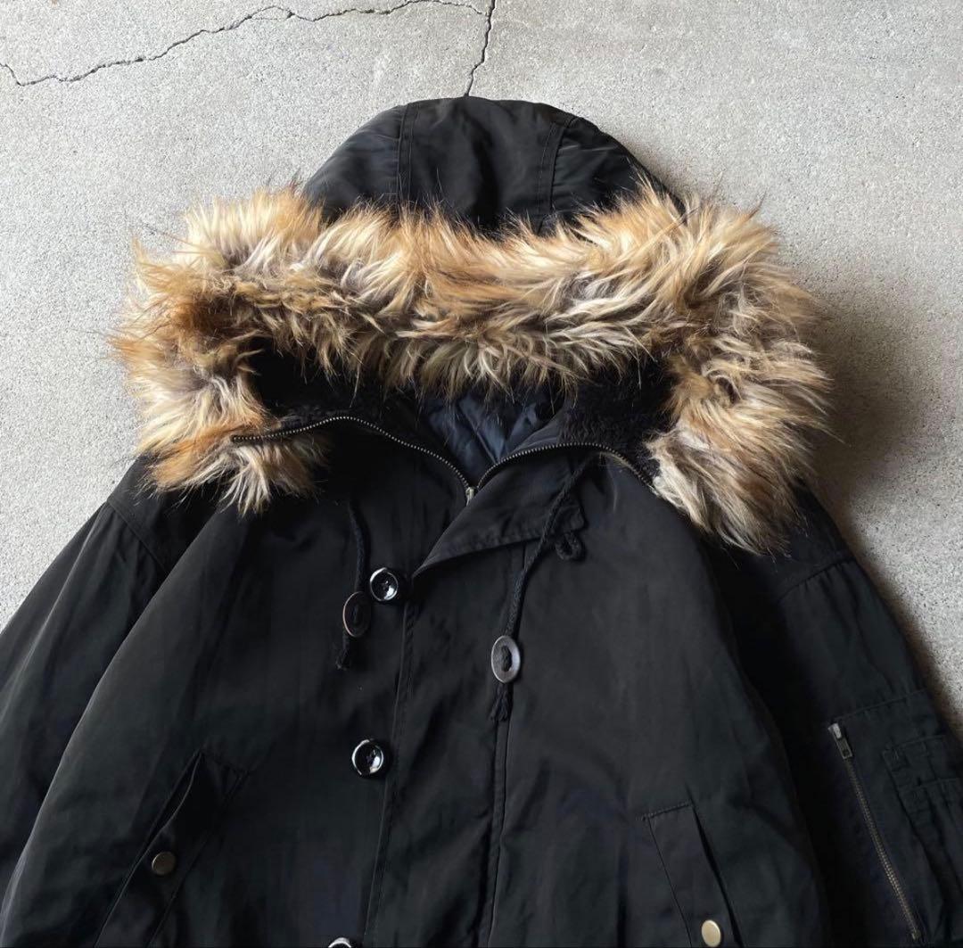 ジャケット・アウター military N2B flight jacket N-2B black