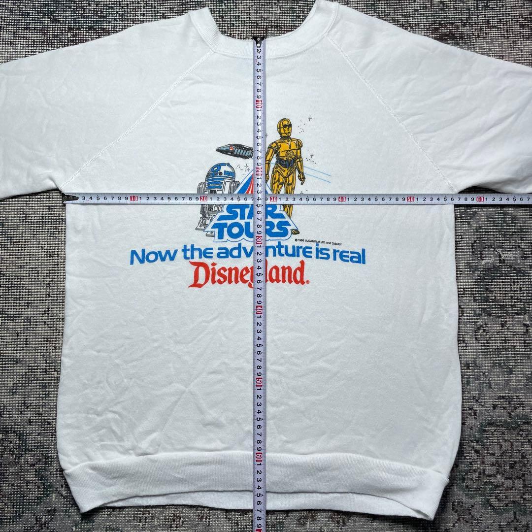 ヴィンテージ　ディズニー　スターウォーズ　R2-D2 C-3PO スウェット　白