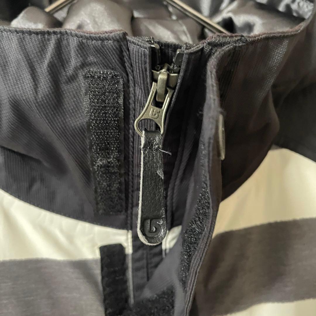 Burtonバートンスキーウェアスノーボードジャケットパーカーフード黒ブラック白