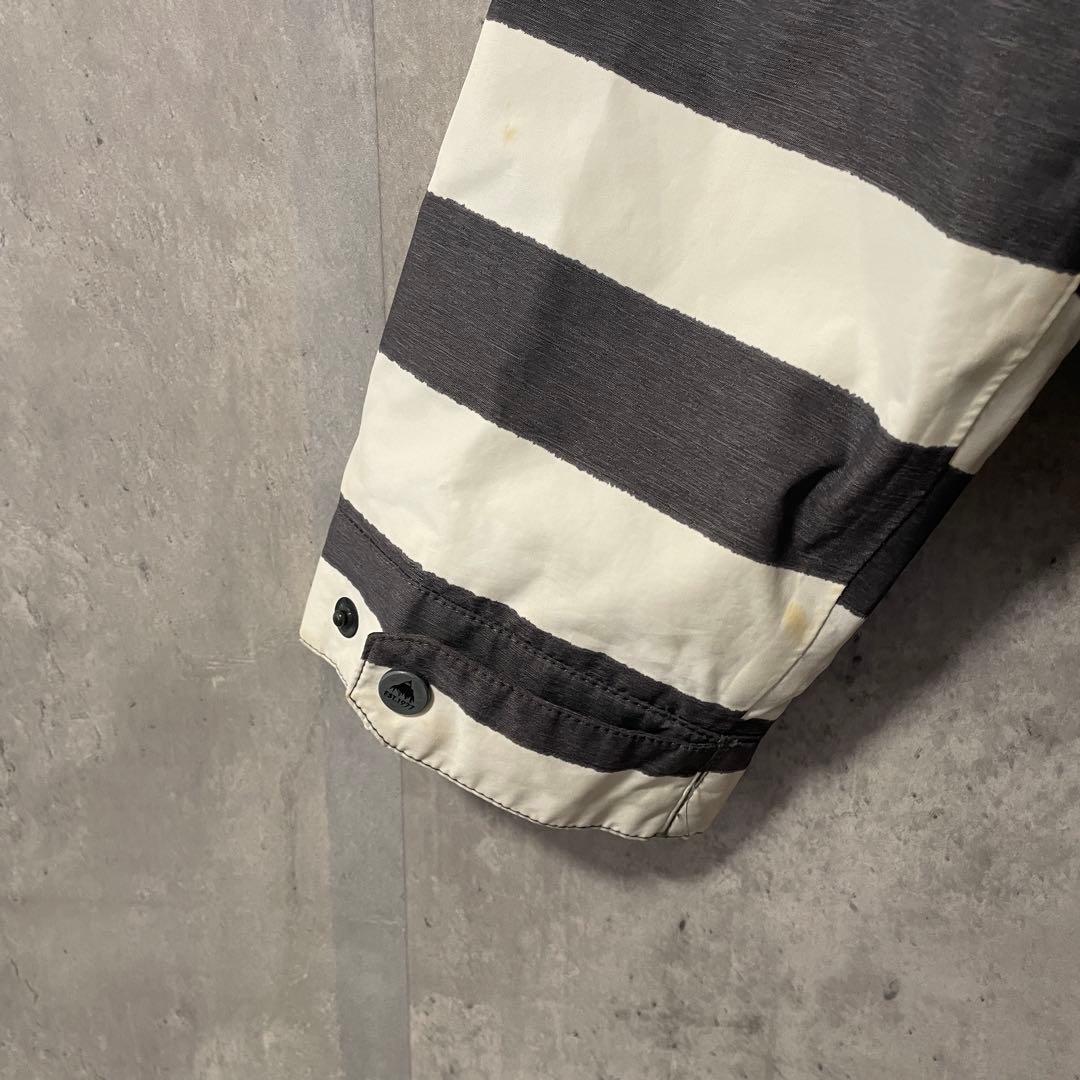 Burtonバートンスキーウェアスノーボードジャケットパーカーフード黒ブラック白