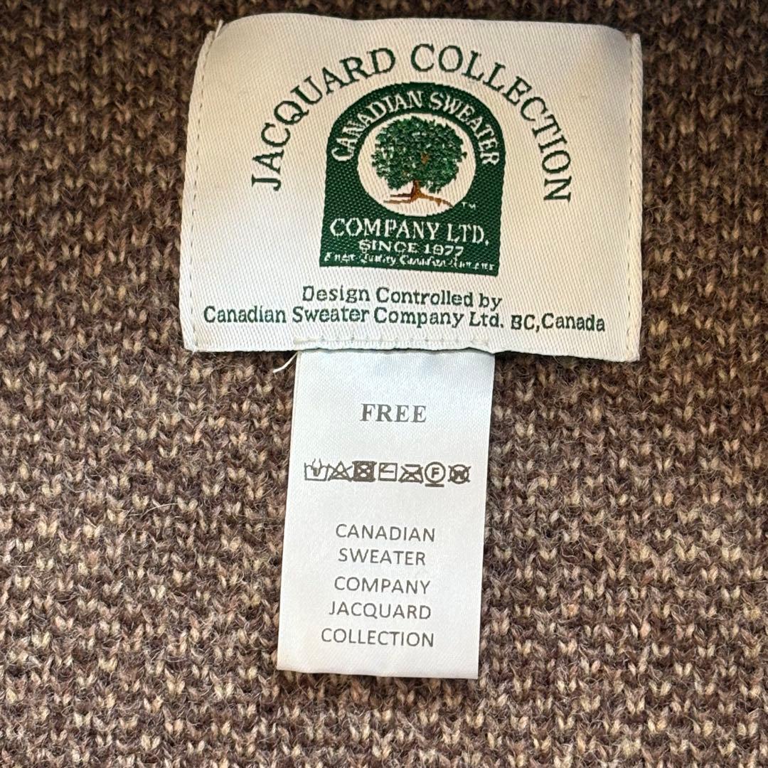 Deuxieme Classe カナディアンセーター　ジャカードニットガウン