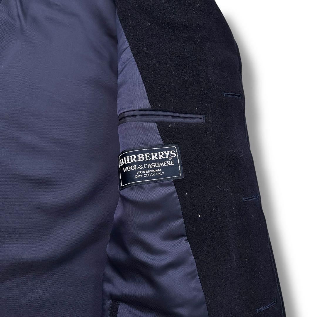 高級】BURBERRY バーバリーズ カシミヤ　バルマカーン　ステンカラーコート