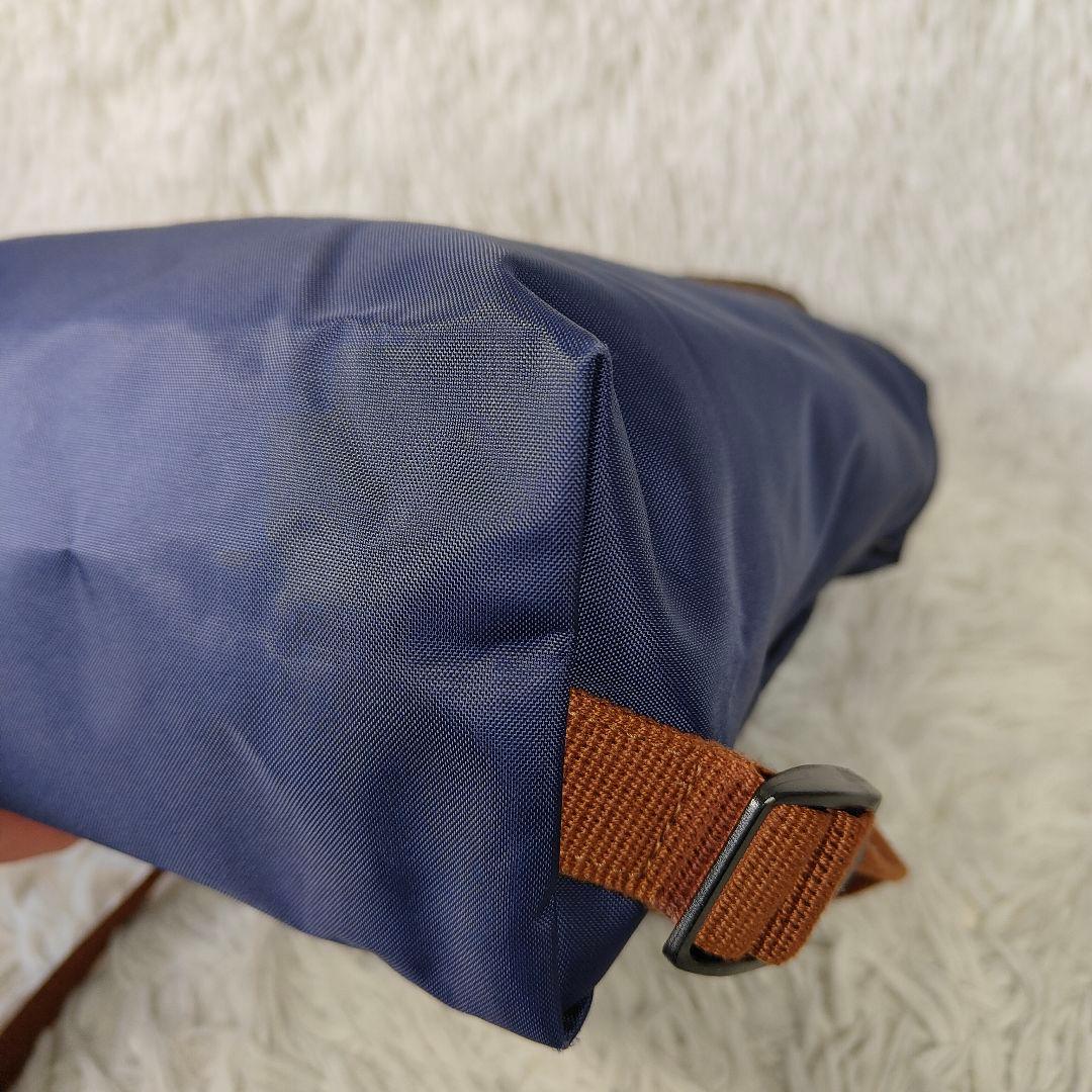 美品　Longchamp ロンシャン プリアージュ リュック　ネイビー