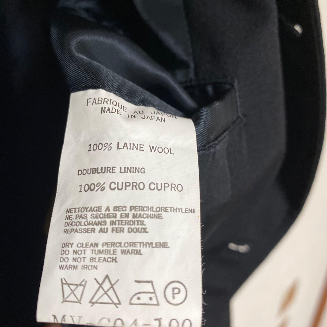 Y's for men メンズ　コート　ヨウジヤマモト ウール　 ブラック