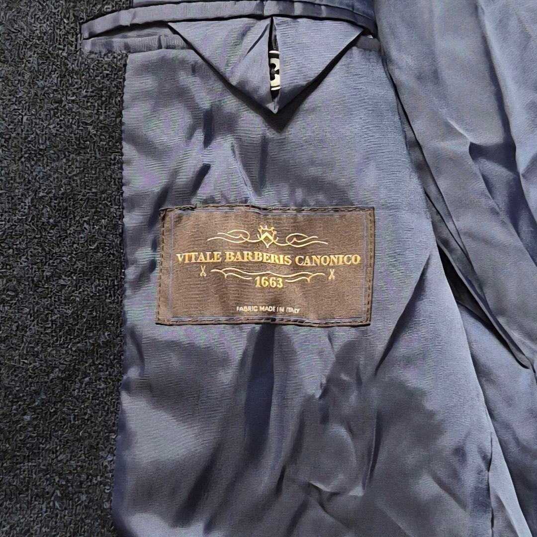 【美品】ユニバーサルランゲージ ステンカラーコート カノニコ ベルト LL