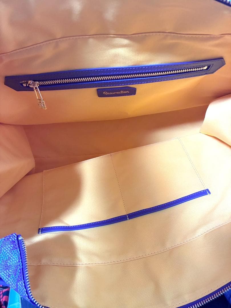 【限定1個】新品 レザレクション 本革 ボストンバッグ ラニウススクエアビッグ