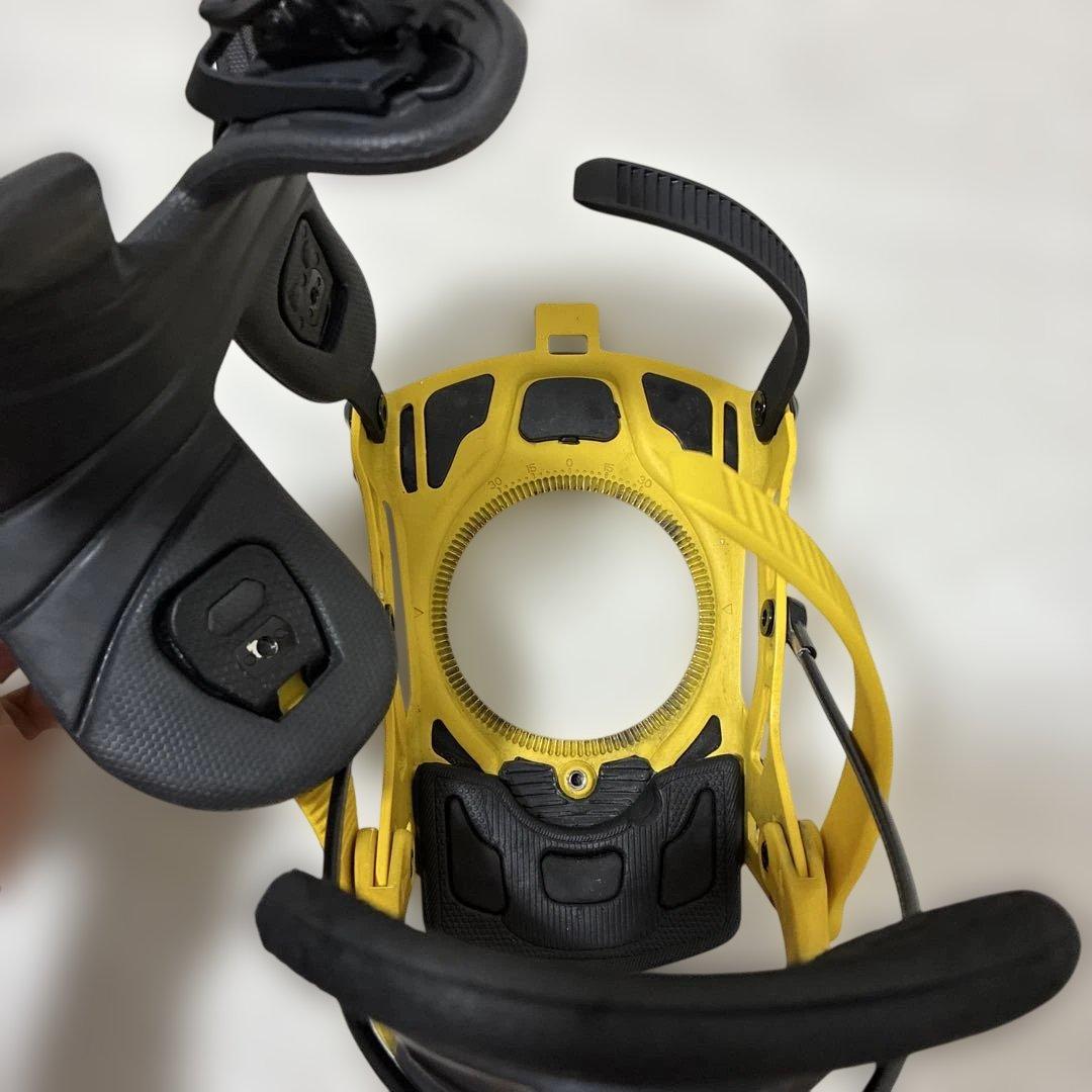 Flow NX2 fusion 22-23 L ビンディング　イエロー×ブラック