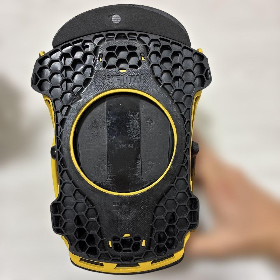 Flow NX2 fusion 22-23 L ビンディング　イエロー×ブラック