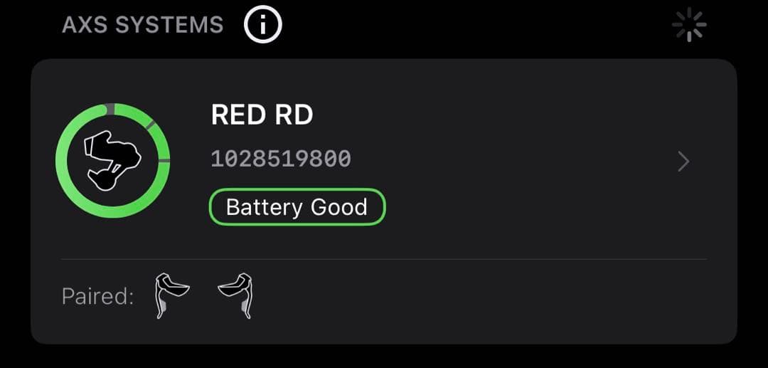 SRAM RED E1 ETAP AXS リアディレイラー 12s 完成車取外品
