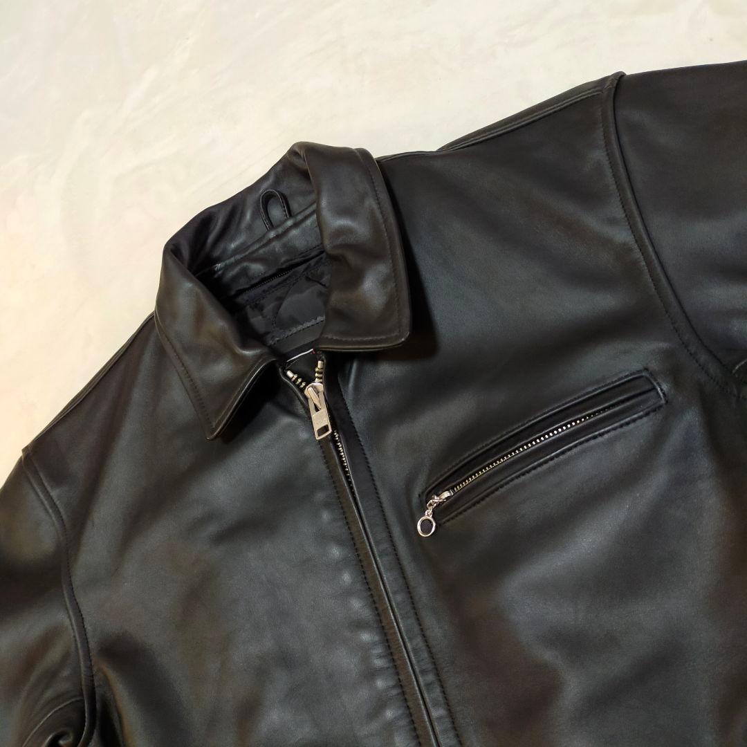 Man　美品　NANKAI　南海　ライナー付きシングルライダースジャケット