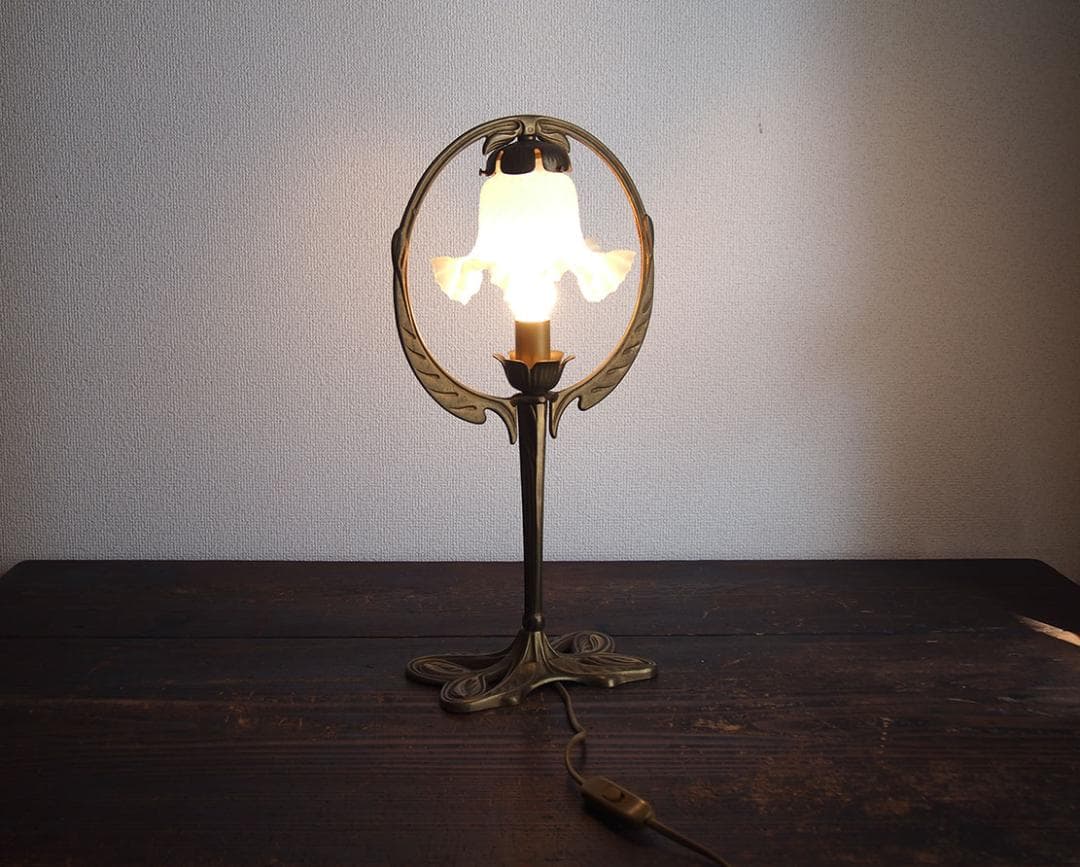 ナイトスタンド 照明 テーブルランプ アールデコデザインデスクランプ /K236