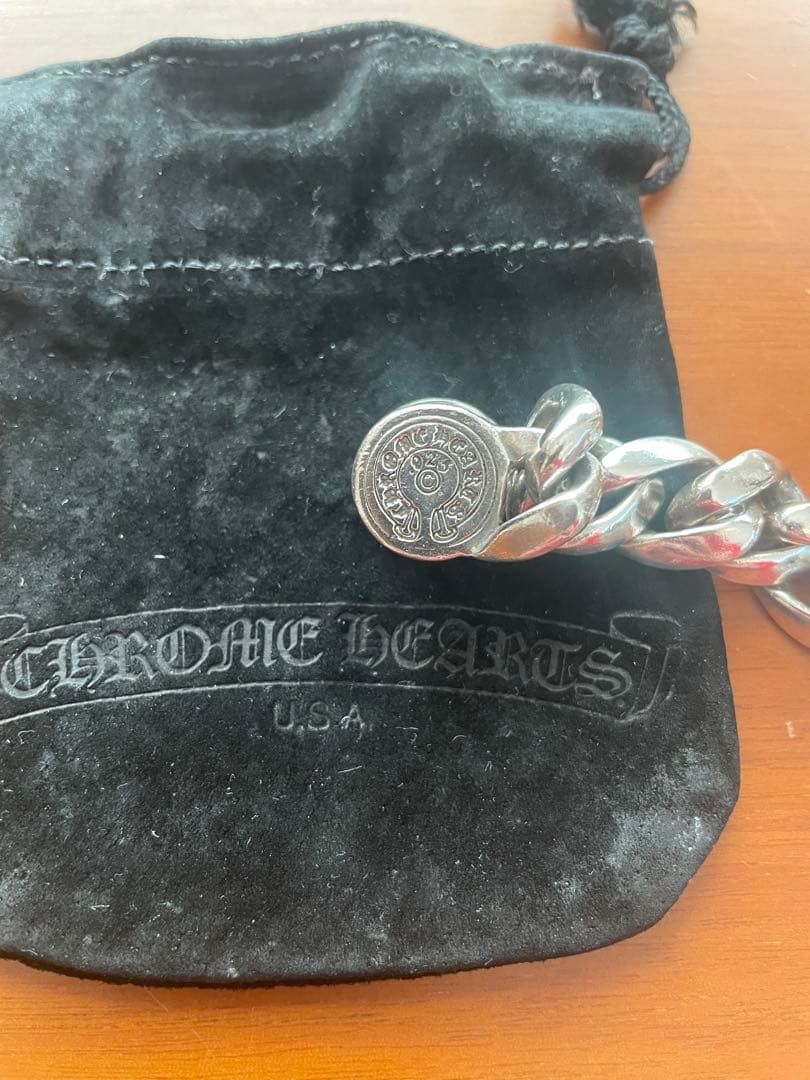 クロムハーツChromeHearts クラシックチェーン クリップ ブレスレット