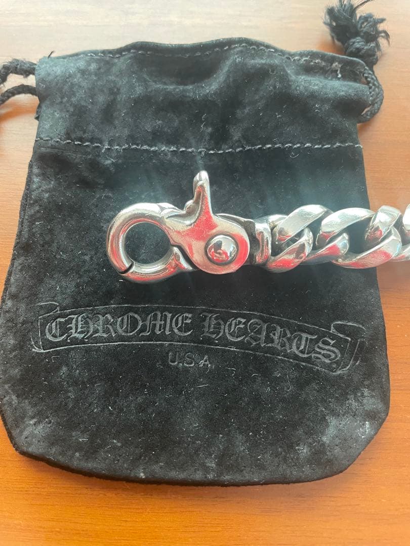クロムハーツChromeHearts クラシックチェーン クリップ ブレスレット