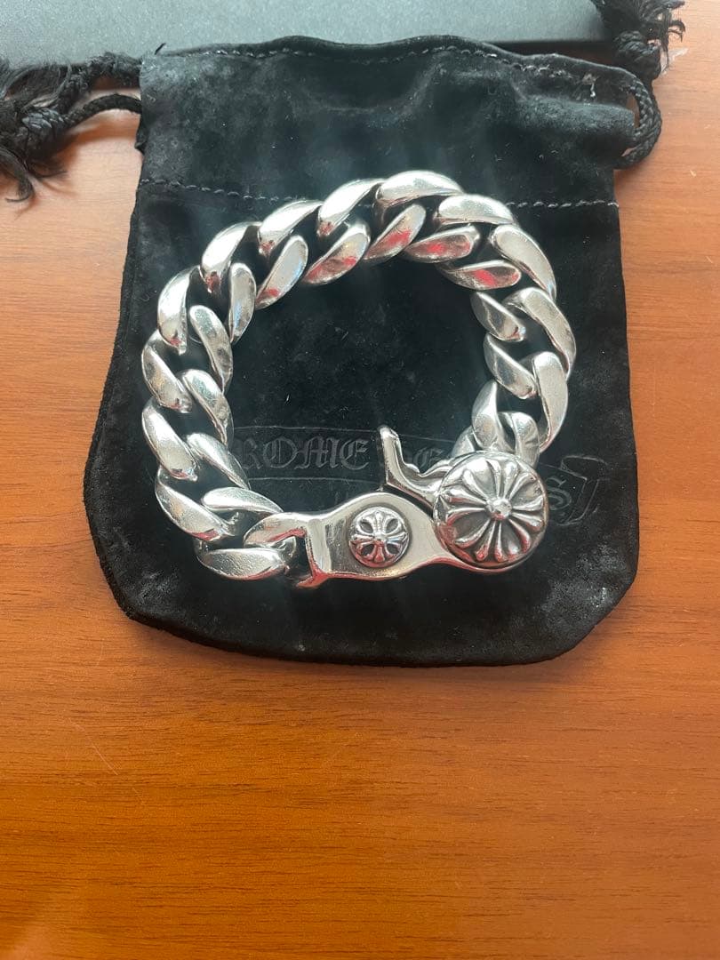 クロムハーツChromeHearts クラシックチェーン クリップ ブレスレット