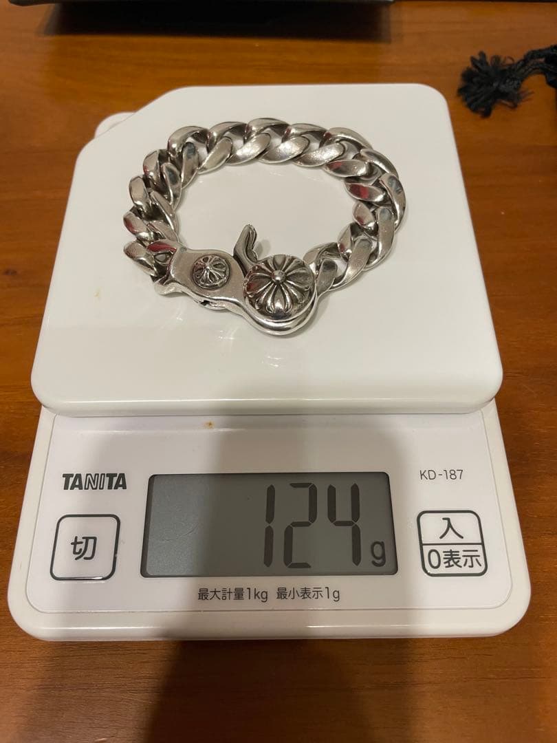 クロムハーツChromeHearts クラシックチェーン クリップ ブレスレット