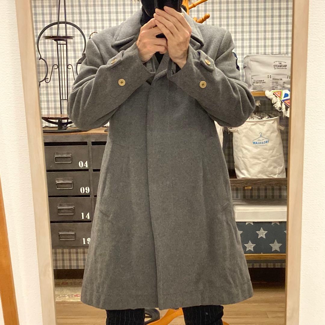 マーガレットハウエル　フロントフライメルトンウールチェスターコート　日本製