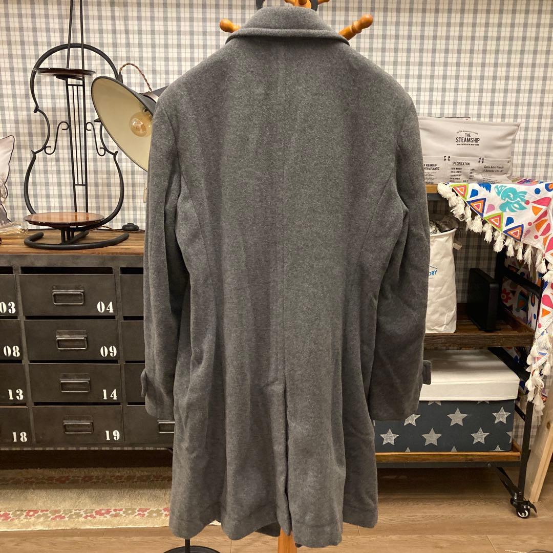 マーガレットハウエル　フロントフライメルトンウールチェスターコート　日本製