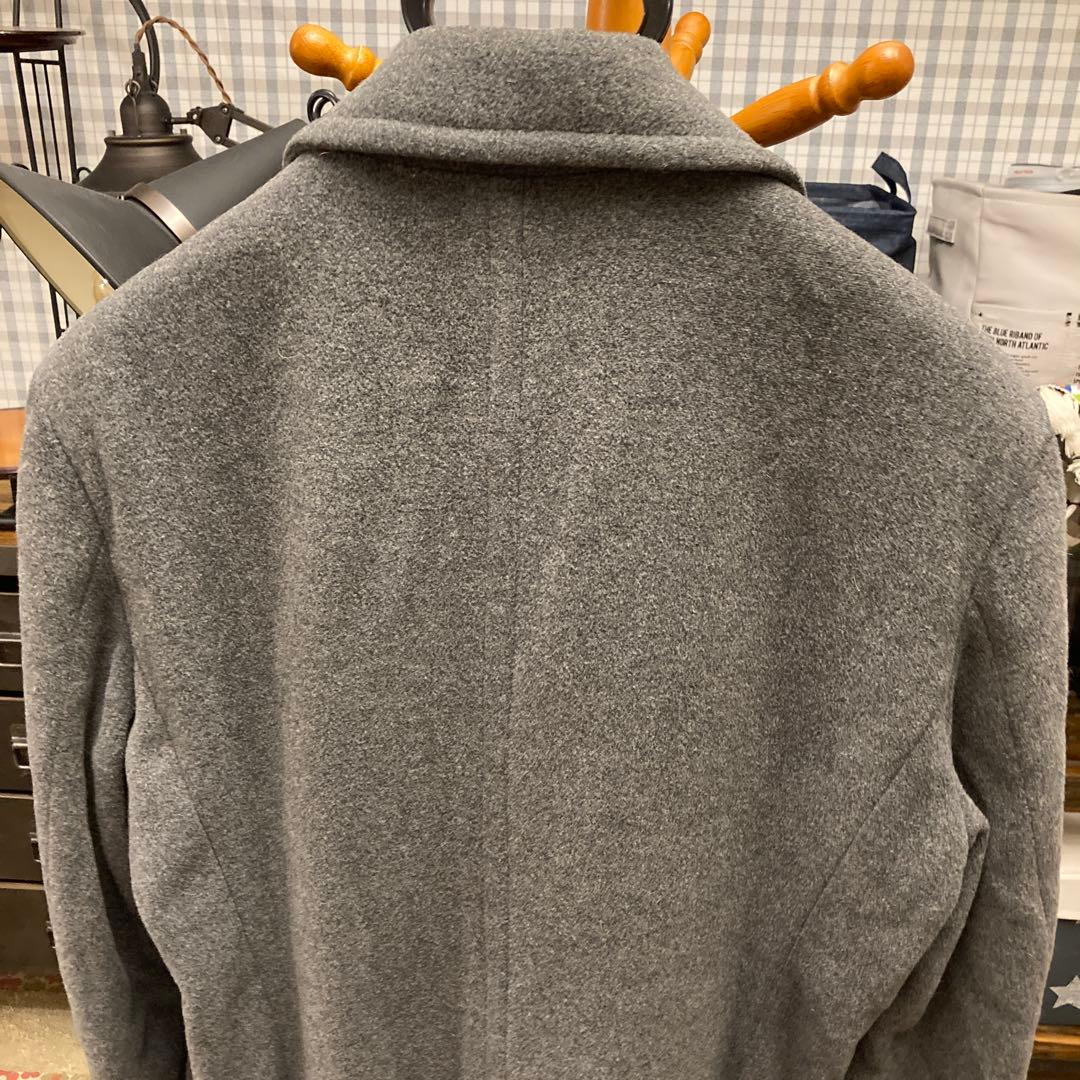 マーガレットハウエル　フロントフライメルトンウールチェスターコート　日本製