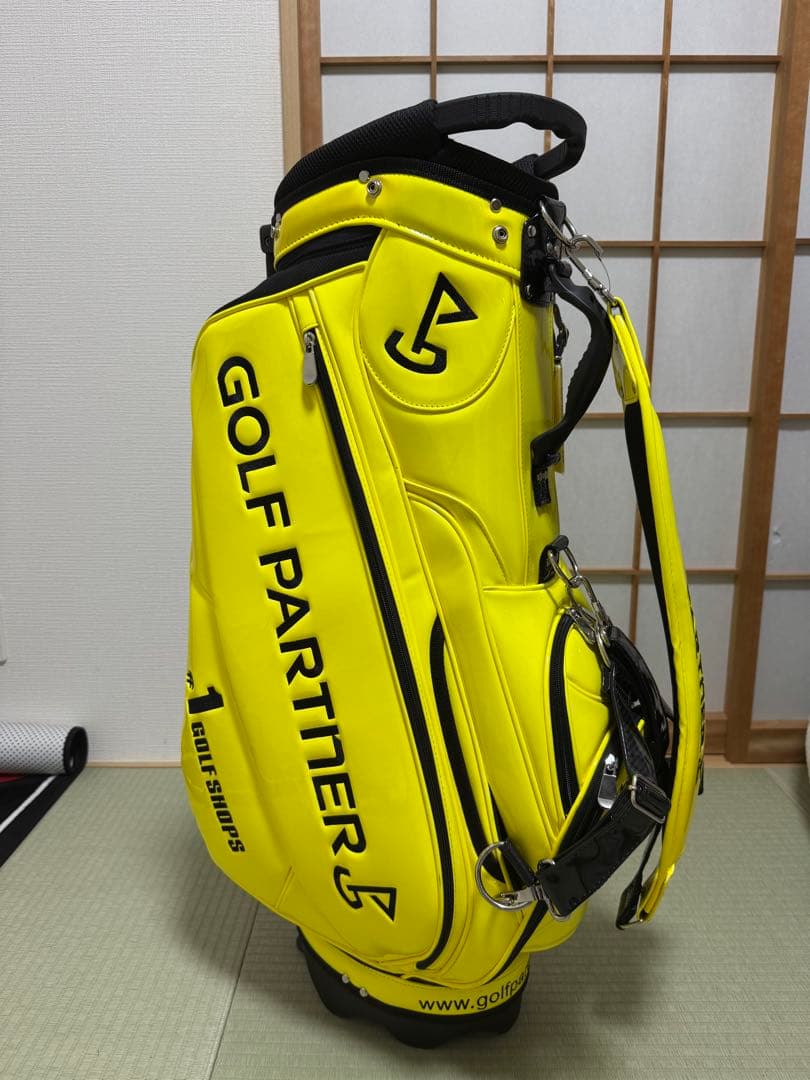 GOLF PARTNER イエロー キャディバッグ 新品未使用品 GOLF PARTNER