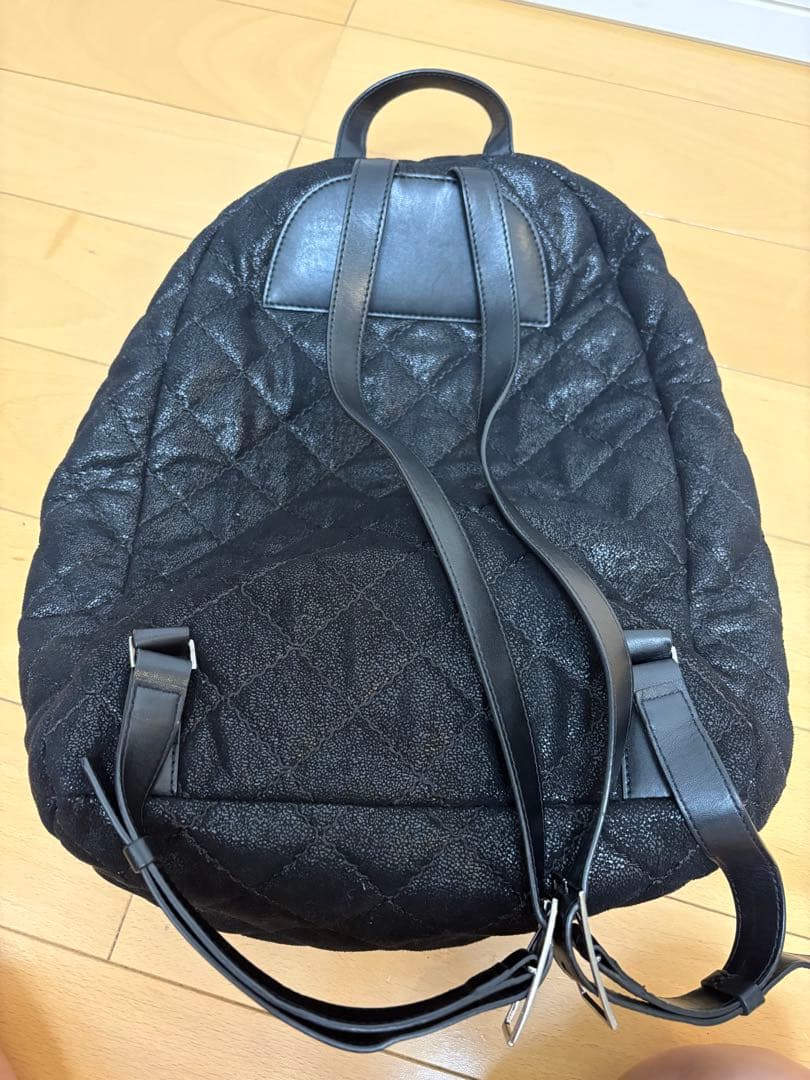 ステラマッカートニー　ファラベラ　リュック　キルティング　ブラック