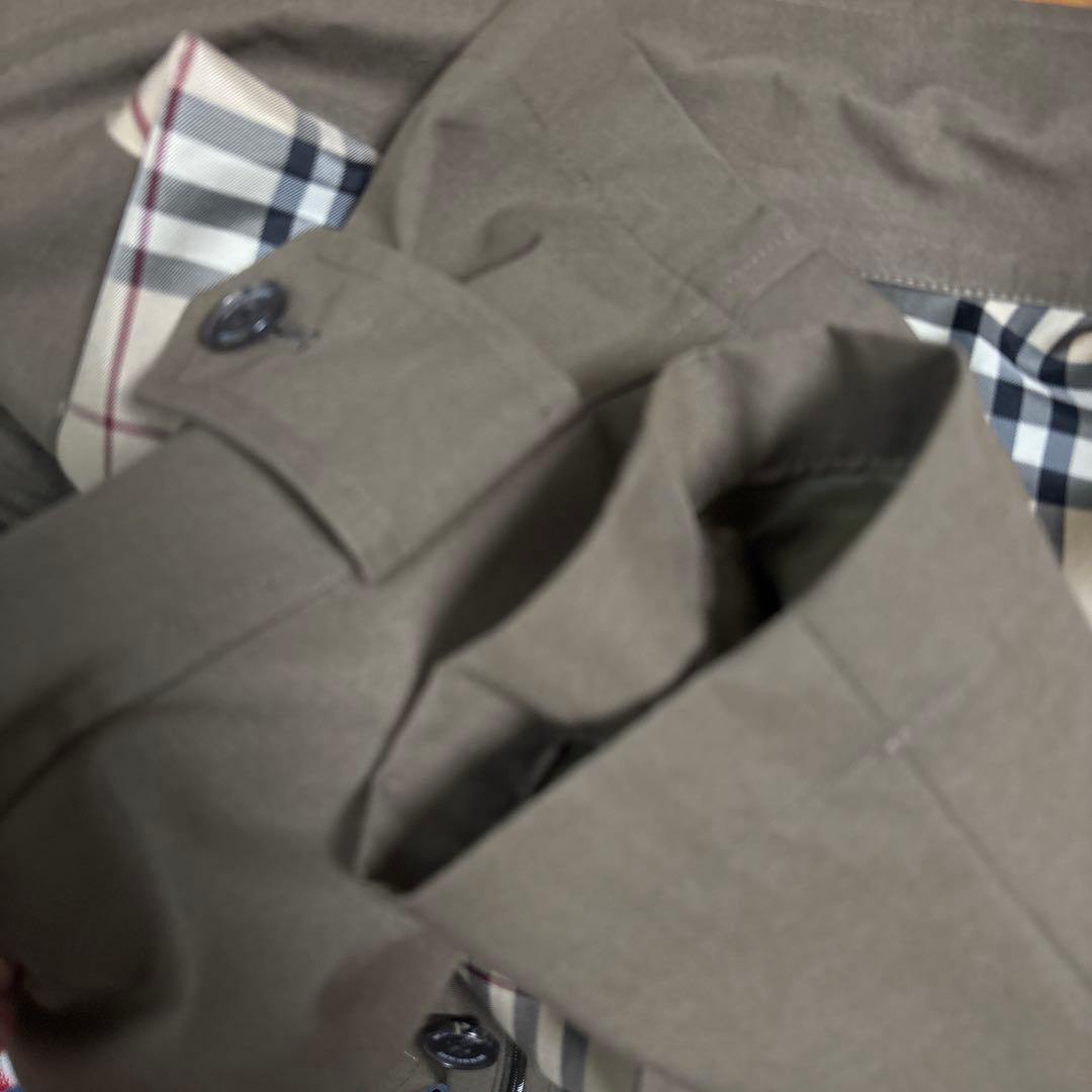 Burberry ステンカラーコート ブラウンカーキー　M