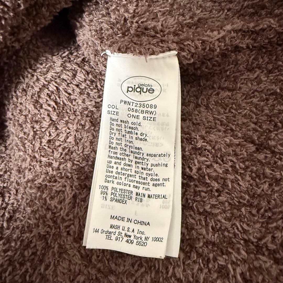 【美品】gelato pique ルームウェア パウダーメランジベア