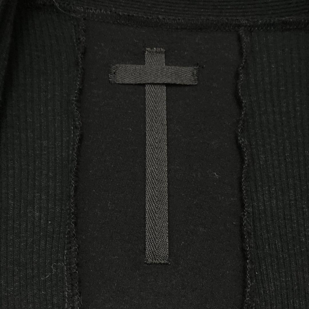 archive L.G.B. バッククロス ロングカーディガン ブラック 1