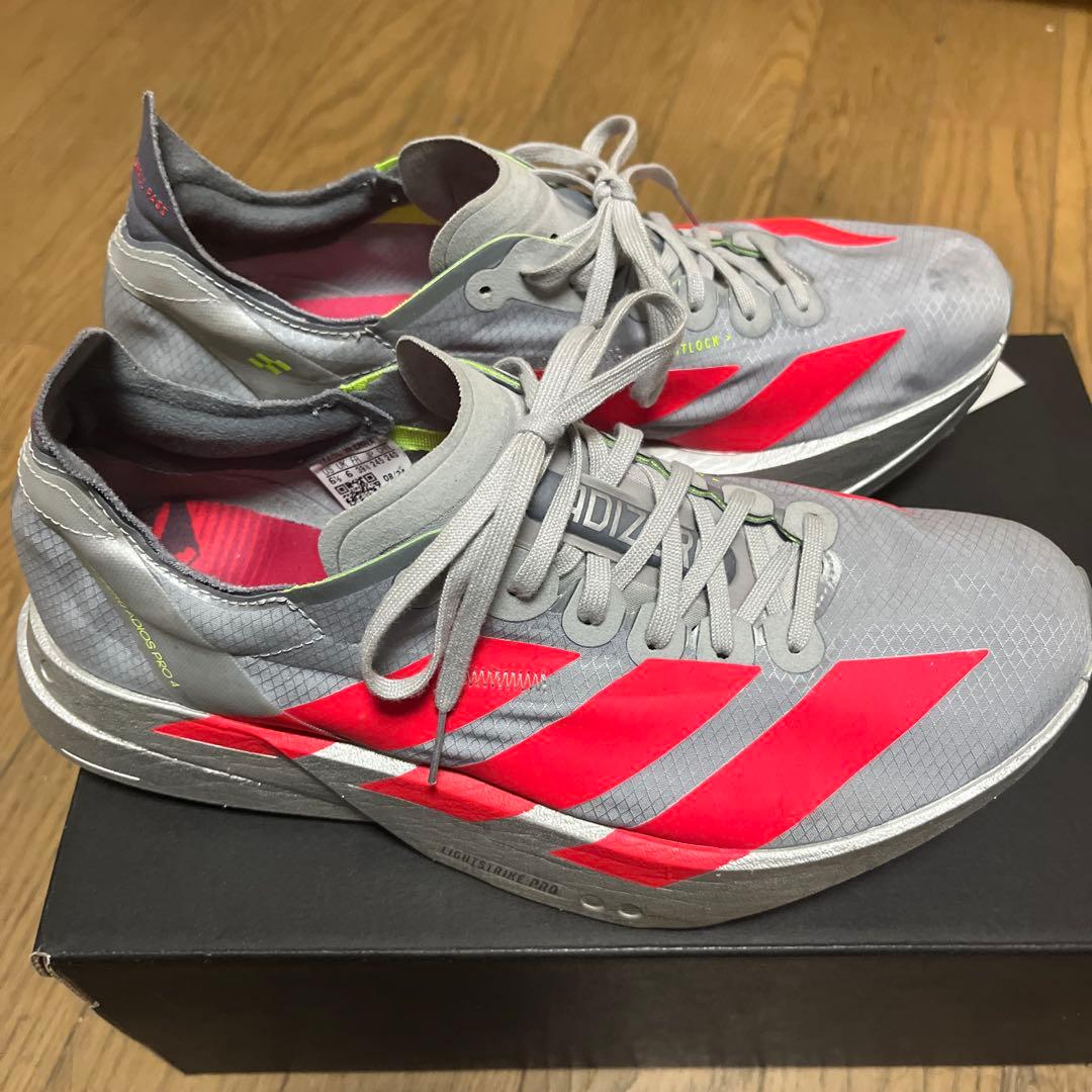美品★adidas ADIZERO ADIOS PRO 4 ２４.５ｃｍ