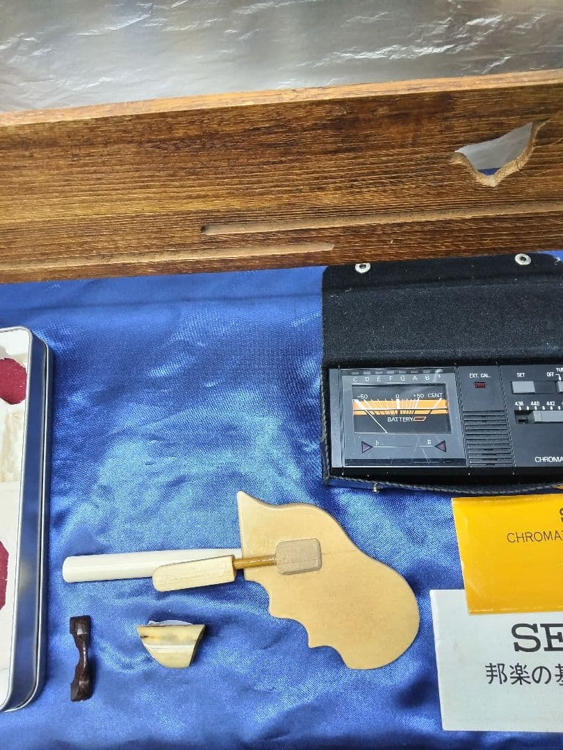 八雲琴 と 転管代換品 と 竜 爪 ( 和楽器用 オートチューナー付属)