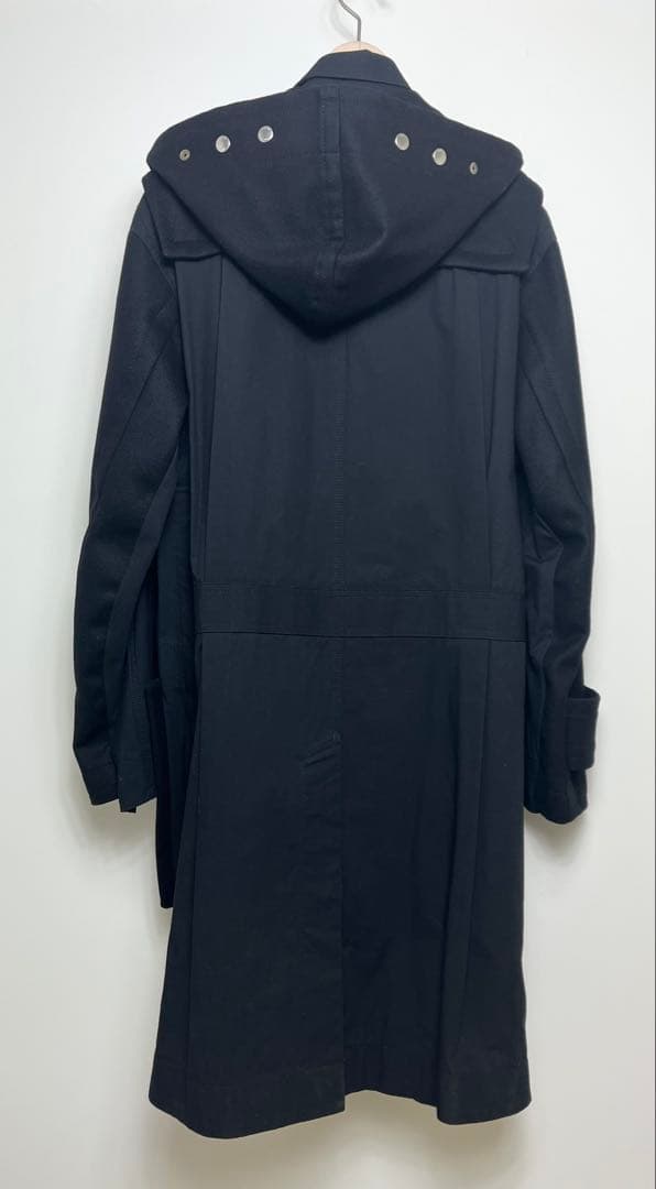 sacai Wool Melton Coat サカイ サイズ１ ブラック