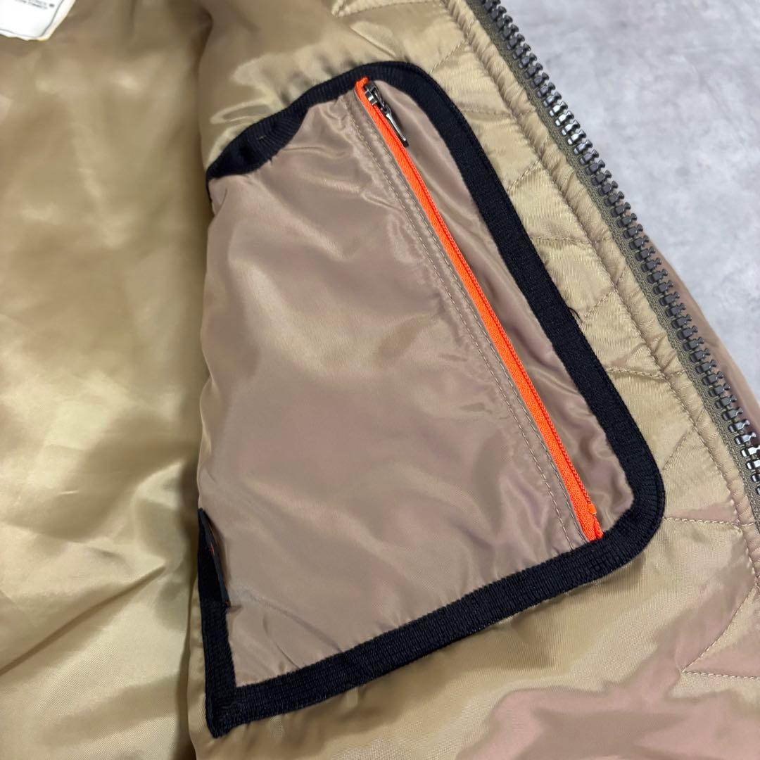 美品 AVIREX アヴィレックス MA-1 M.F.F. 希少カラー ベージュ