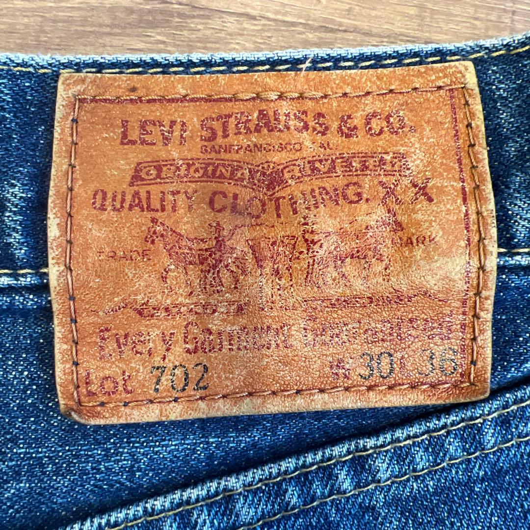 美品 LEVI'S 702XX シンチバック J22 赤耳 W30 日本製 - メルカリ