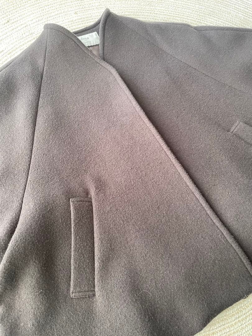 utilite ユティリテ リバービーバー ウール ポンチョ コート