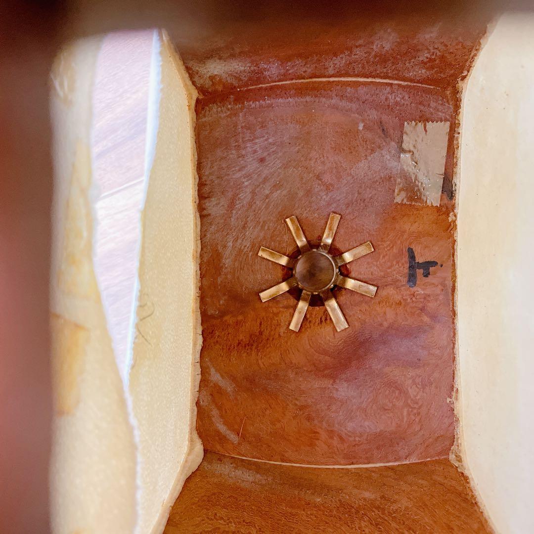 津軽三味線 花梨 丸打胴 津軽塗胴掛 太棹 正寸 天神欠け無