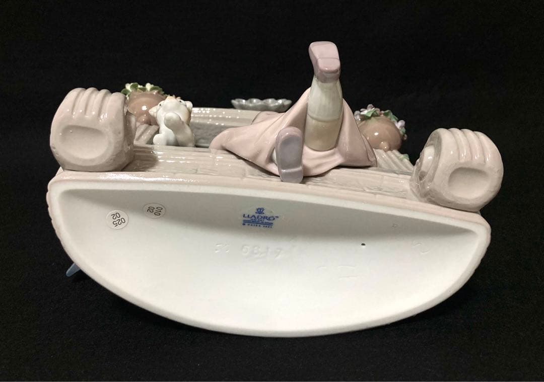 【超希少 美品】リヤドロ 日向ぼっこ 割れ欠け無し 廃盤作品 6817