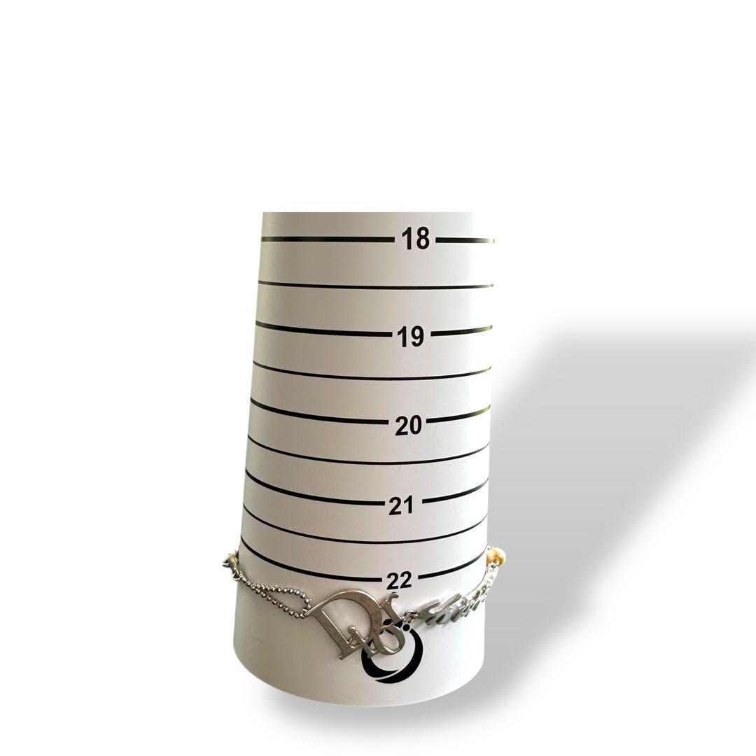 アクセサリー Dior Trotter Pearl Cursive Logo Bracelet