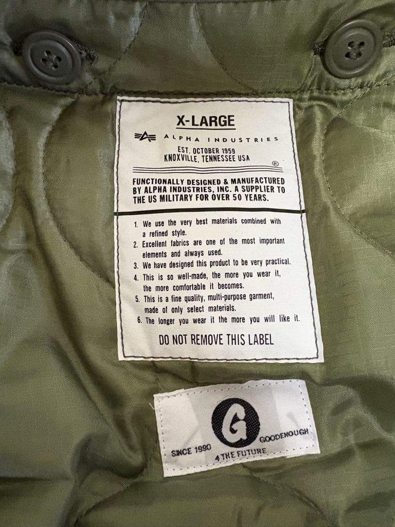 GOODENOUGH モッズコート 復刻 グッドイナフ XL