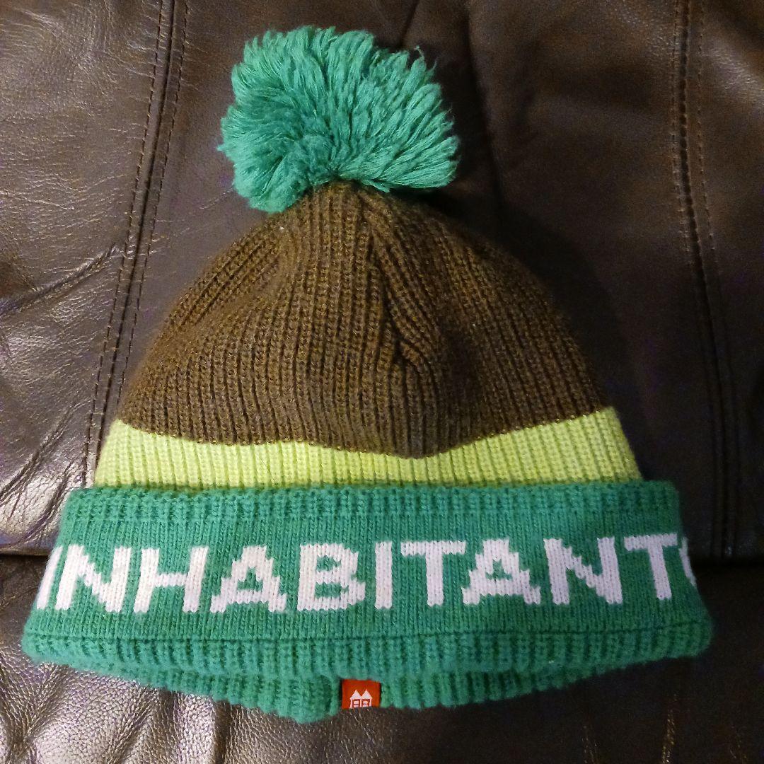INHABITANT ポンポン付きニット帽 キムタク着用 - メルカリ