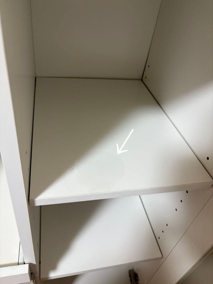 ニトリ　ホワイトレンジ台食器棚