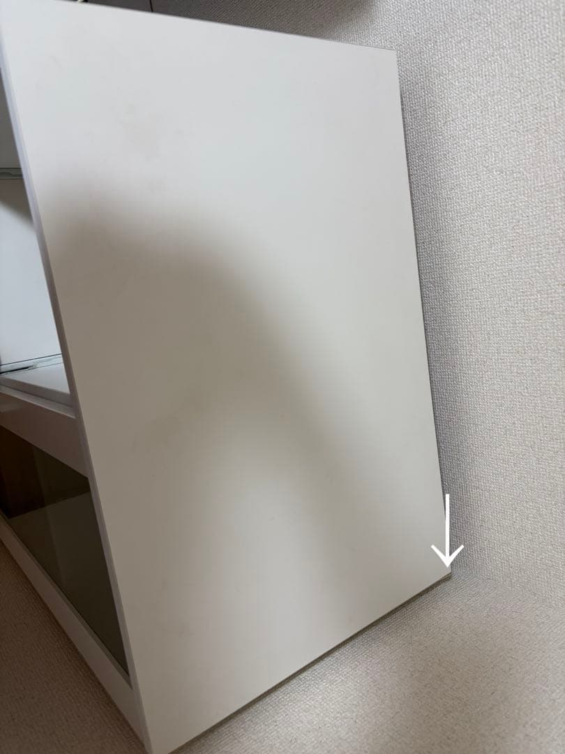 ニトリ　ホワイトレンジ台食器棚