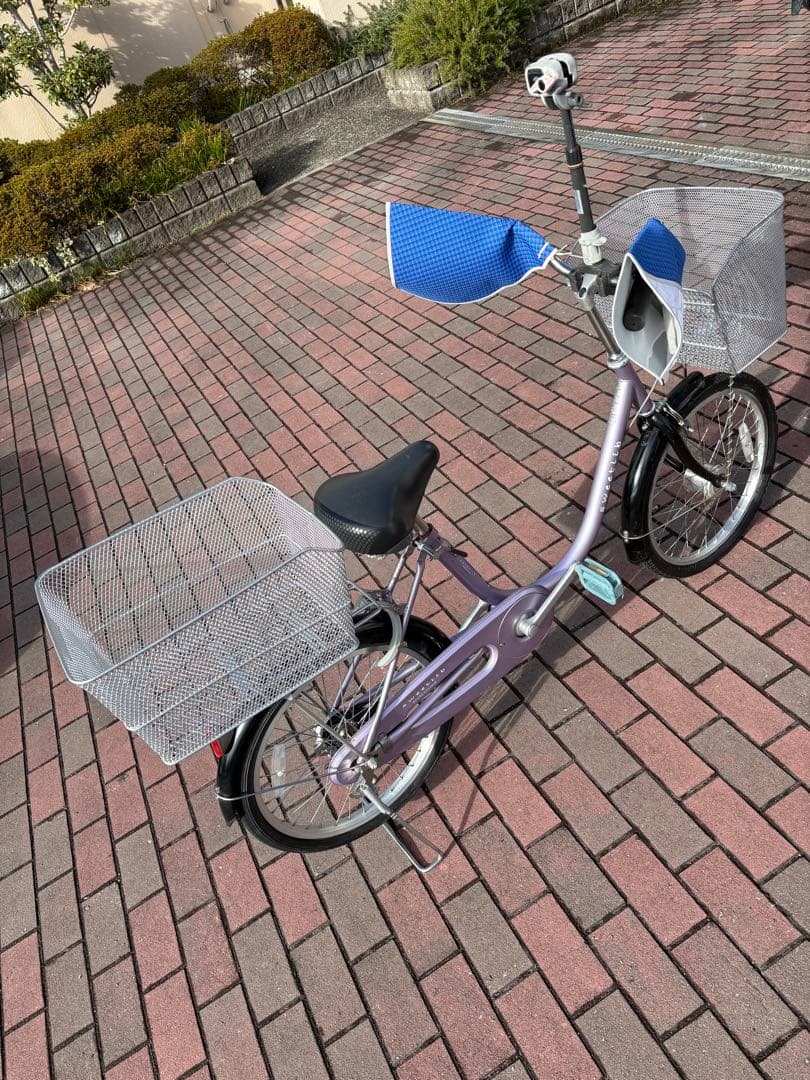 シルバー向け、お買い物仕様、小型ママチャリ(20㌅)お届け出来ます。