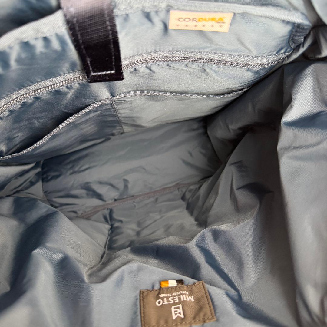 大きめＬMILESTO STLAKT バックパック ヘザーネイビー リュック