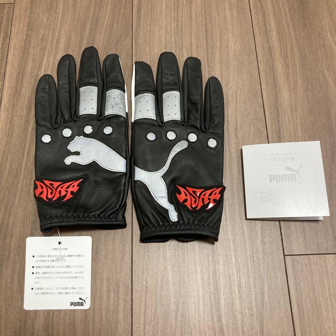新品PUMA x asap rockey driving gloves S/M