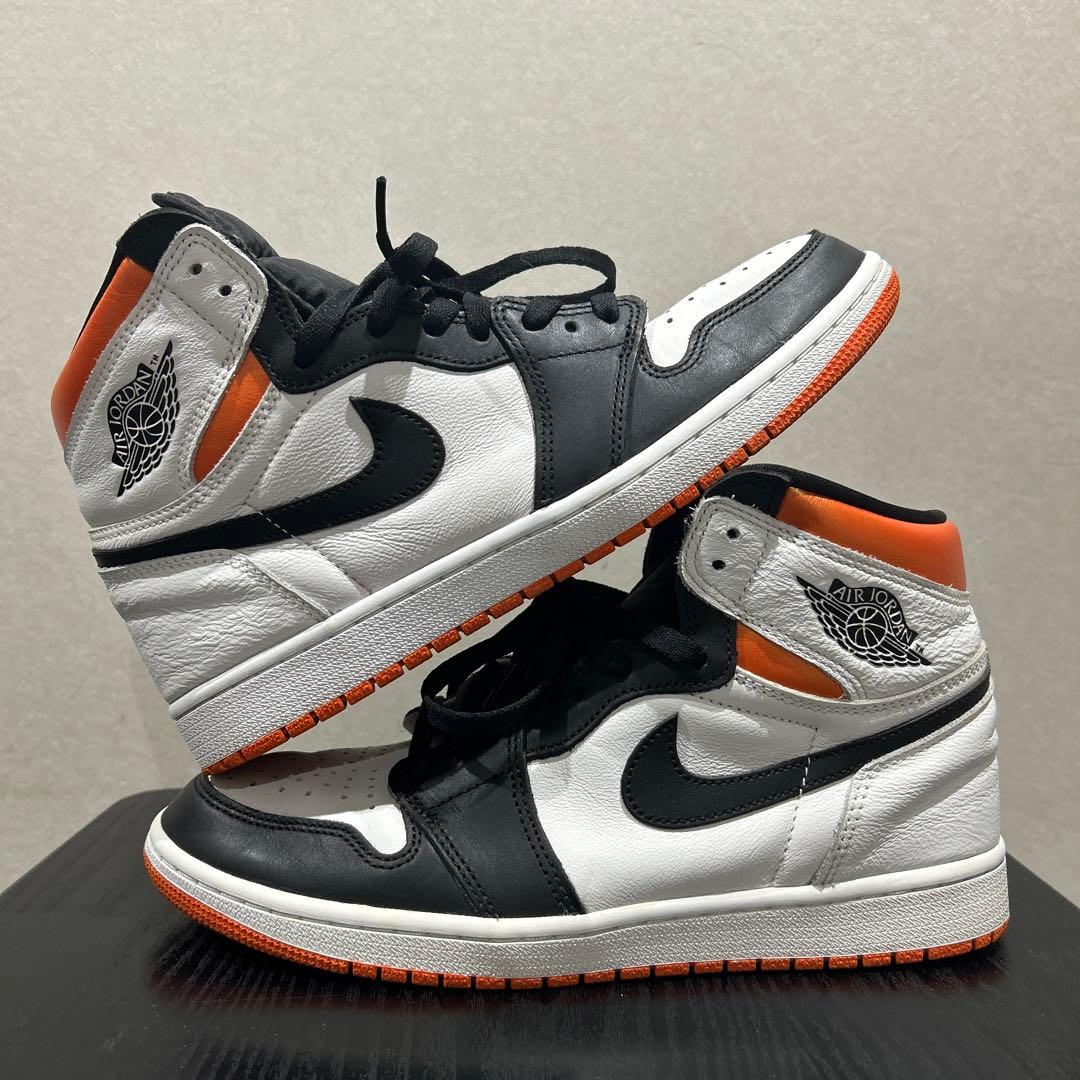 シューズ(男性用) NIKE AIR JORDAN 1 HiGH OG Electro Orange